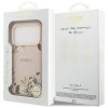 Etui Guess Grained Flowers Classic Logo  MagSafe do iPhone 17 Pro różowy