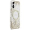 Etui Guess Resin Bottom Glitter MagSafe  do iPhone 17 złoty