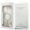 Etui Guess Resin Bottom Glitter MagSafe  do iPhone 17 złoty