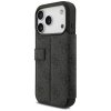 Etui Guess Book 4G Metal Logo do iPhone  17 Pro czarny