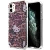 Hello Kitty HKHCN61HDGPTP iPhone 11 / Xr 6.1 różowy/pink hardcase IML Tags Graffiti
