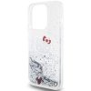 Hello Kitty HKHCP13LLIKHET iPhone 13 Pro / 13 6.1 srebrny/silver hardcase Liquid Glitter Charms Kitty Head