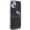 Hello Kitty HKHCP15SHKHLK iPhone 15 / 14 / 13 6.1 czarny/black hardcase IML Kitty Face