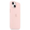 Etui Apple MPT73ZM/A iPhone 14 Plus / 15 Plus 6.7 MagSafe różowy/chalk pink Silicone Case