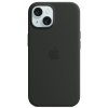 Etui Apple MT0J3ZM/A iPhone 15 / 14 / 136.1 MagSafe czarny/black Silicone Case