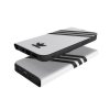 Adidas OR Booklet Case PU iPhone12/12 Pro 6,1 biało czarny/white black 42248