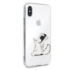 Karl Lagerfeld KLHCPXCFNRC iPhone X/Xshardcase transparent Choupette Fun