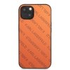 Karl Lagerfeld KLHCP13SPTLO iPhone 13 mini 5,4 hardcase pomarańczowy/orange Perforated Allover