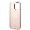 Karl Lagerfeld KLHMP14XSSKCI iPhone 14Pro Max 6,7 hardcase jasnoróżowy/light pink Silicone Karl & Choupette Magsafe