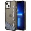 Karl Lagerfeld KLHCP14SLCKVK iPhone 14/ 15 / 13 6,1 czarny/black hardcase Liquid Glitter Elong