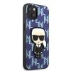 Karl Lagerfeld KLHCP13SPMNIKBL iPhone 13 mini 5,4 hardcase niebieski/blue Monogram Ikonik Patch