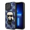 Karl Lagerfeld KLHCP13XPMNIKBL iPhone 13 Pro Max 6,7 hardcase niebieski/blue Monogram Ikonik Patch