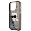 Karl Lagerfeld KLHCP14LLNKHCK iPhone 14 Pro 6,1 czarny/black hardcase Glitter Karl Head