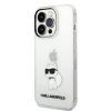 Karl Lagerfeld KLHCP14LHNCHTCT iPhone 14 Pro 6,1 transparent hardcase Ikonik Choupette