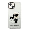 Karl Lagerfeld KLHCP14MHNKCTGT iPhone 14 Plus / 15 Plus 6,7 transparent hardcase Gliter Karl&Choupette
