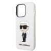 Karl Lagerfeld KLHCP14XSNIKBCH iPhone 14 Pro Max 6,7 hardcase biały/white Silicone Ikonik