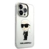 Karl Lagerfeld KLHCP14XHNIKTCT iPhone 14 Pro Max 6,7 transparent hardcase Ikonik Karl Lagerfeld