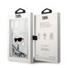 Karl Lagerfeld KLHCP14MLNKHCH iPhone 14 Plus / 15 Plus 6,7 srebrny/silver hardcase Glitter Karl Head