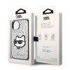 Karl Lagerfeld KLHCP14MG2CPS iPhone 14 Plus / 15 Plus 6,7 srebrny/silver hardcase Glitter Choupette Patch