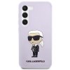 Karl Lagerfeld KLHCS23MSNIKBCU S23+ S916 hardcase purpurowy/purple Silicone Ikonik