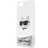 Karl Lagerfeld KLHCI8LNCHCS iPhone 7/8/ SE 2020 / SE 2022 srebrny/silver hardcase Glitter Choupette Head