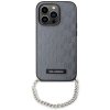 Karl Lagerfeld KLHCP14LSACKLHPG iPhone 14 Pro 6.1 srebrny/silver hardcase Saffiano Monogram Chain