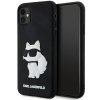 Karl Lagerfeld KLHCN613DRKHNK iPhone 11 / Xr 6.1 czarny/black hardcase Rubber Choupette 3D
