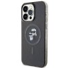 Karl Lagerfeld KLHMP15XHGKCNOK iPhone 15 Pro Max 6.7 czarny/black hardcase Karl&Choupette Glitter MagSafe