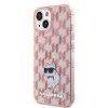Karl Lagerfeld KLHCP15SHNCMKLP iPhone 15 / 14 / 13 6.1 różowy/pink hardcase Monogram Choupette