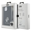 Karl Lagerfeld KLHCP15MSAKCPSK iPhone 15 Plus / 14 Plus 6.7 hardcase czarny/black Crossbody Saffiano Metal Pin Karl & Chou