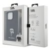 Karl Lagerfeld KLHCP15XSASKNPSK iPhone 15 Pro Max 6.7 hardcase czarny/black Crossbody Saffiano Monogram Metal Pin Karl & C