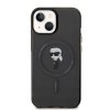 Karl Lagerfeld KLHMP15SHFCKNOK iPhone 15 / 14 / 13 6.1 czarny/black hardcase IML Ikonik MagSafe