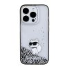 Karl Lagerfeld KLHCP15XLKCNSK iPhone 15 Pro Max 6.7 transparent hardcase Liquid Glitter Choupette