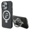 Karl Lagerfeld KLHMP15XHMRSKCK iPhone 15 Pro Max 6.7 czarny/black hardcase Ring Stand Karl&Choupettte MagSafe