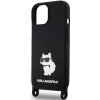 Karl Lagerfeld KLHCP15SSCBSCNK iPhone 15 / 14 / 13 6.1 hardcase czarny/black Crossbody Silicone Choupette