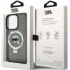 Karl Lagerfeld KLHMP15LHMRSKHK iPhone 15 Pro 6.1 czarny/black hardcase Ring Stand Karl Head MagSafe