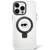 Karl Lagerfeld KLHMP15XHMRSKHH iPhone 15 Pro Max 6.7 biały/white hardcase Ring Stand Karl Head MagSafe