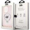 Karl Lagerfeld KLHMP15LHMRSCHP iPhone 15 Pro 6.1 różowy/pink hardcase Ring Stand Choupette Head MagSafe