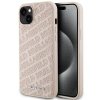 Karl Lagerfeld KLHCP15SPQKPMP iPhone 15 / 14 / 13 6.1 różowy/pink hardcase Quilted K Pattern