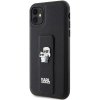 Karl Lagerfeld KLHCN61GSAKCPK iPhone 11 / Xr 6.1 czarny/black hardcase Gripstand Saffiano Karl&Choupette Pins