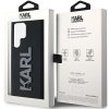 Karl Lagerfeld KLHCS24L3DMBKCK S24 Ultra S928 czarny/black hardcase 3D Rubber Glitter Logo
