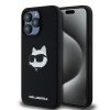 Karl Lagerfeld KLHMP15LSCHPPLK iPhone 15 Pro 6.1 czarny/black hardcase Silicone Choupette Head MagSafe