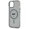 Karl Lagerfeld KLHMP15SHLSCHK iPhone 15  6.1 czarny/black hardcase IML Metal Choupette Head MagSafe