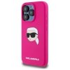 Karl Lagerfeld KLHMP15XSKHPPLF iPhone 15 Pro Max 6.7fuksja/ fuschia hardcase Silicone Karl Head Print MagSafe