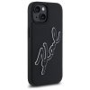 Karl Lagerfeld KLHCP15S3DRKSDLK iPhone   15 6.1 czarny/black hardcase 3D Rubber Signature