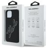 Karl Lagerfeld KLHCP15S3DRKSDLK iPhone   15 6.1 czarny/black hardcase 3D Rubber Signature