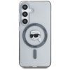 Etui Karl Lagerfeld Button Karl Head     Printed Logo MagSafe do Samsung Galaxy S25 czarny