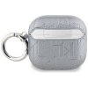 Etui Karl Lagerfeld Monogram Karl &      Choupette Head do AirPods 4 srebrny