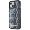 Etui Karl Lagerfeld Liquide Glitter      Monogram Gradient do iPhone 15 czarny