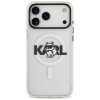 Etui Karl Lagerfeld IML Choupette Sketch Logo MagSafe do iPhone 17 Pro Max przezroczysty